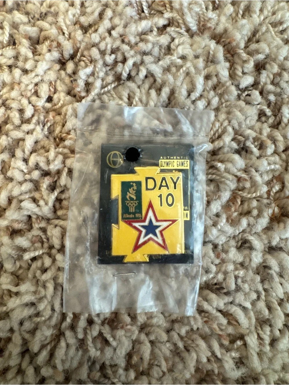 Authentic Olympic Games Pin - Atlanta 1996 Day 10